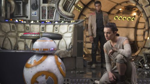 BB-8 ON THE MILENNIUM FALCON