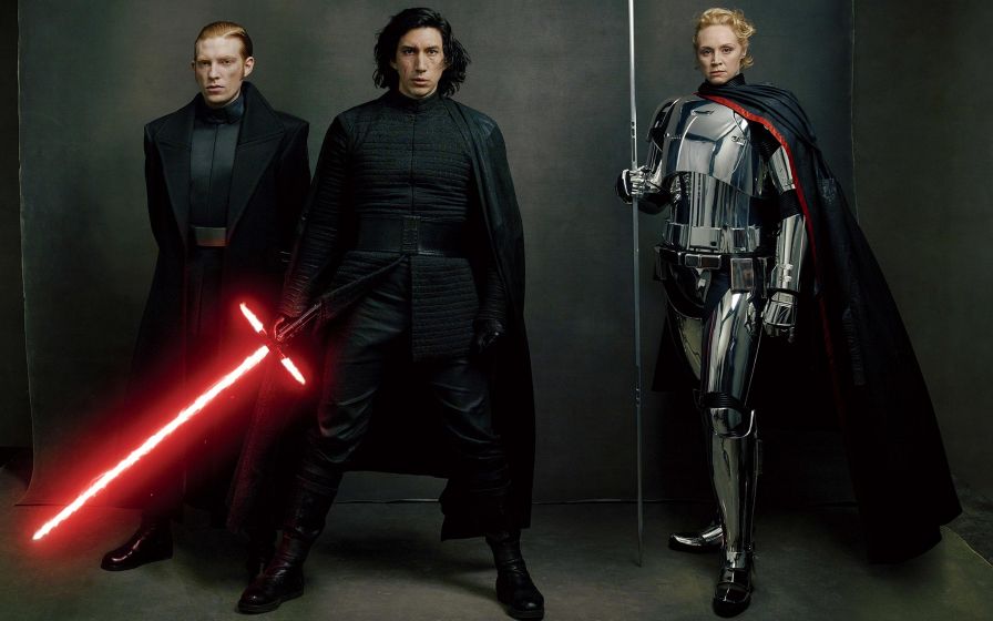 kylo ren, general hux, capitain phasma