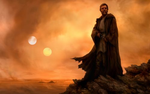 Obi wan on the desert