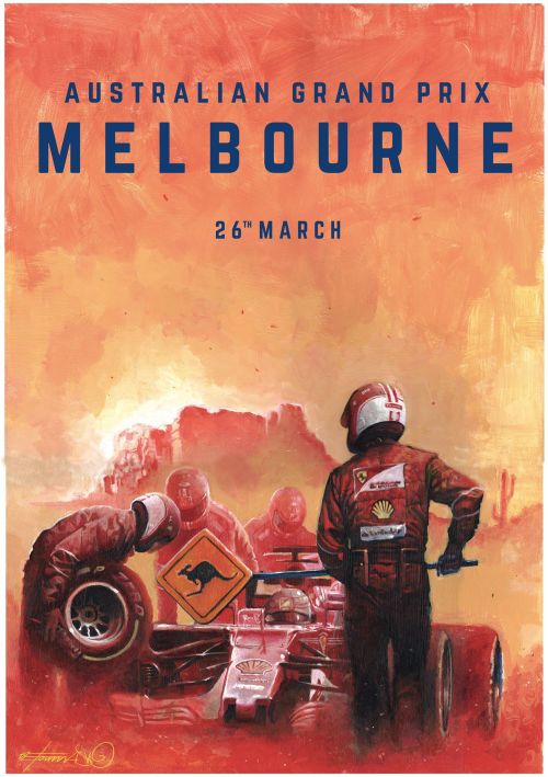 Scuderia Formula1 Poster - Australia