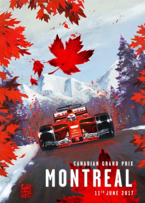 Scuderia Formula1 Poster - Montreal